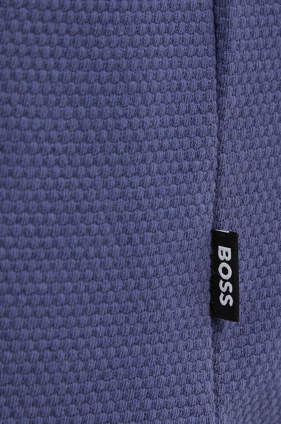 BOSS tricou bărbați din bumbac Tiburt 240 50452680 albastru