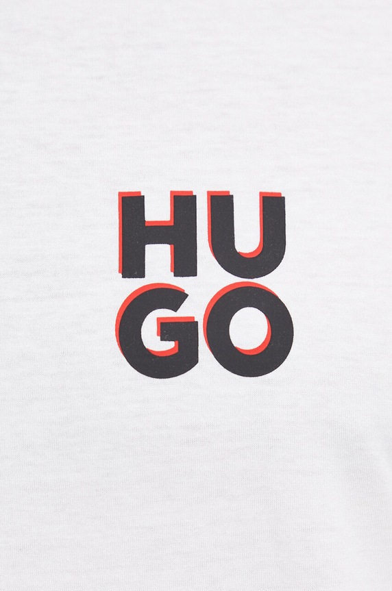 Bavlnené tričko HUGO 2-pak HUGO-Dimento biela 50492550