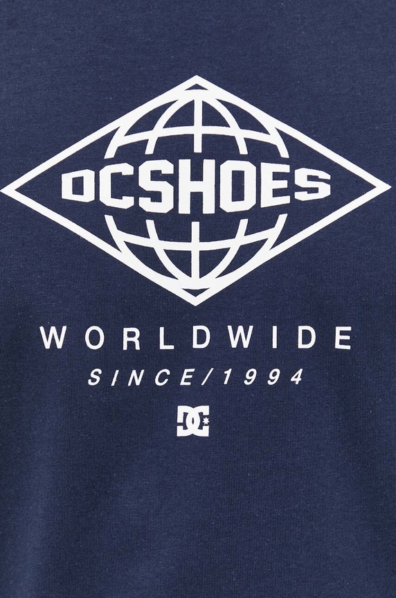 Bombažna kratka majica DC mornarsko modra EDYZT04281