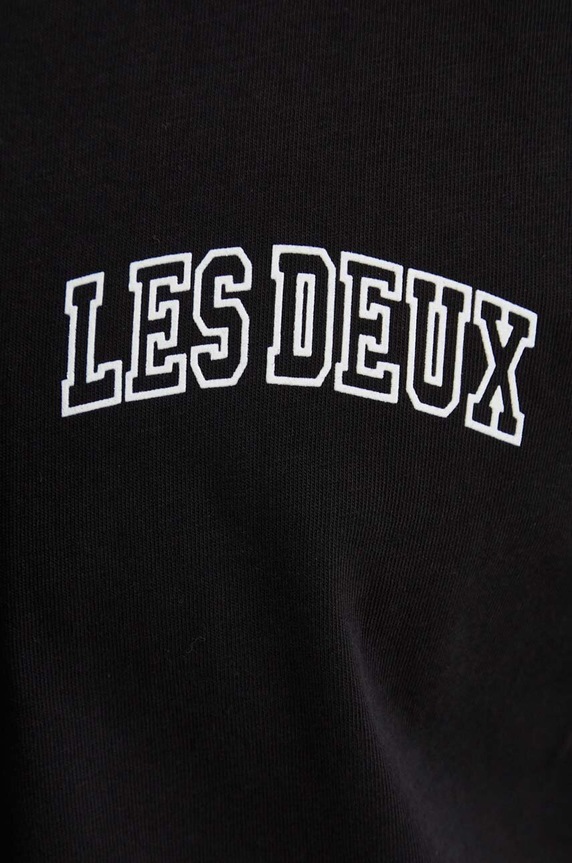 Les Deux t-shirt bawełniany LDM101113 czarny