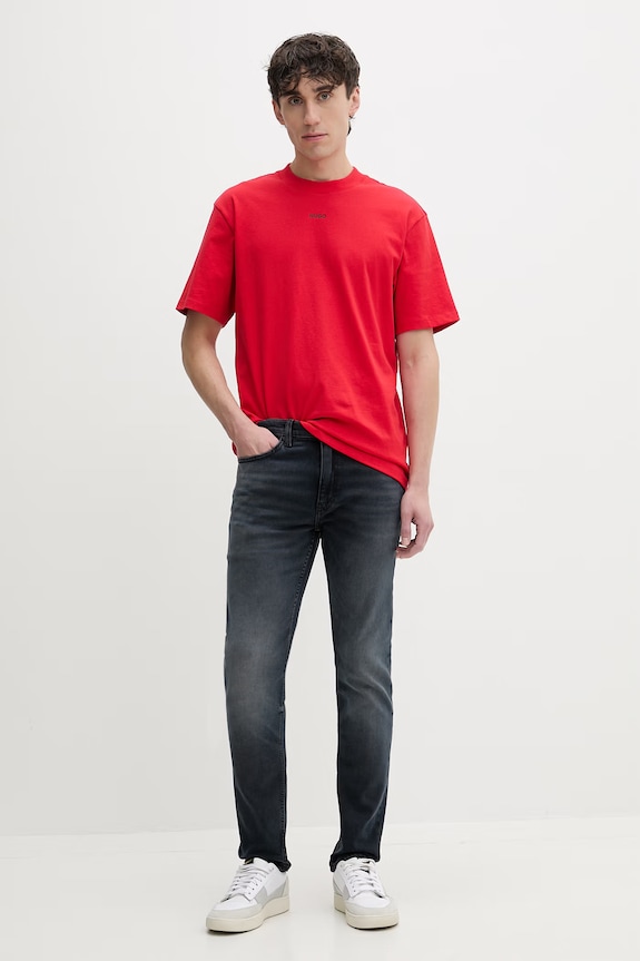 HUGO tricou bărbătesc din bumbac Dapolino 50488330 rosu AA00