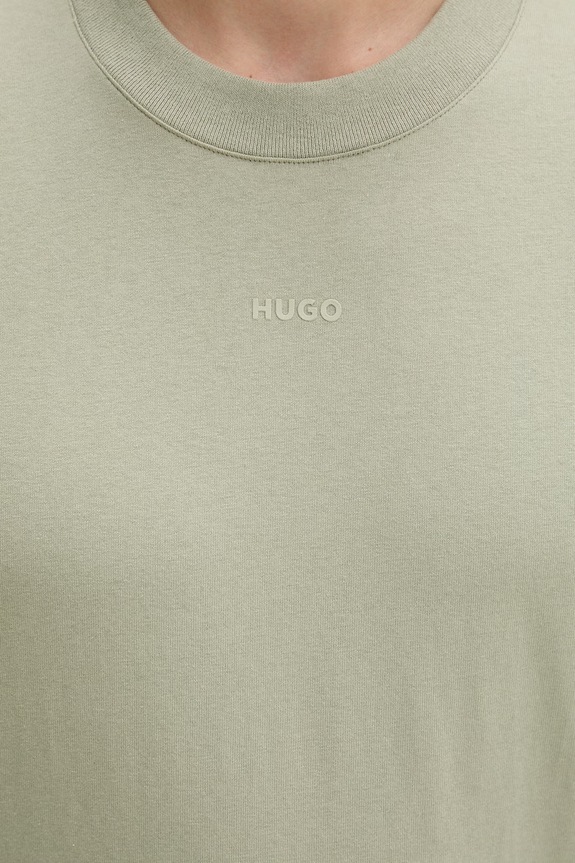 HUGO kratka majica moška bombažna Dapolino 50488330 zelena