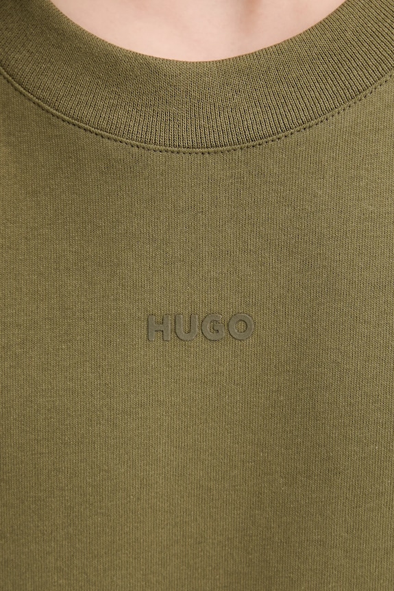 HUGO tričko pánske bavlnené Dapolino 50488330 zelená