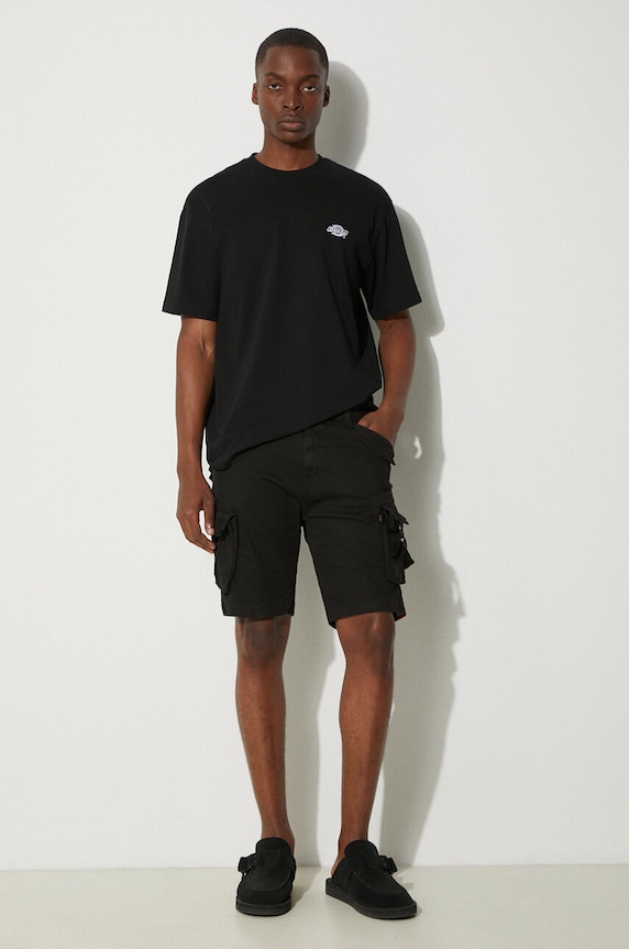Bavlněné tričko Dickies DK0A4YAIBLK1 černá AW25
