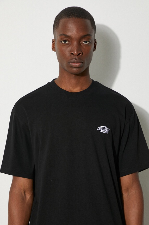 Bavlněné tričko Dickies DK0A4YAIBLK1 černá