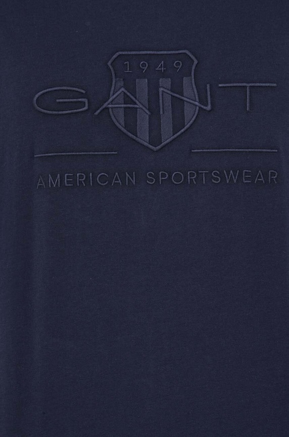 Gant t-shirt bawełniany 2003140 granatowy