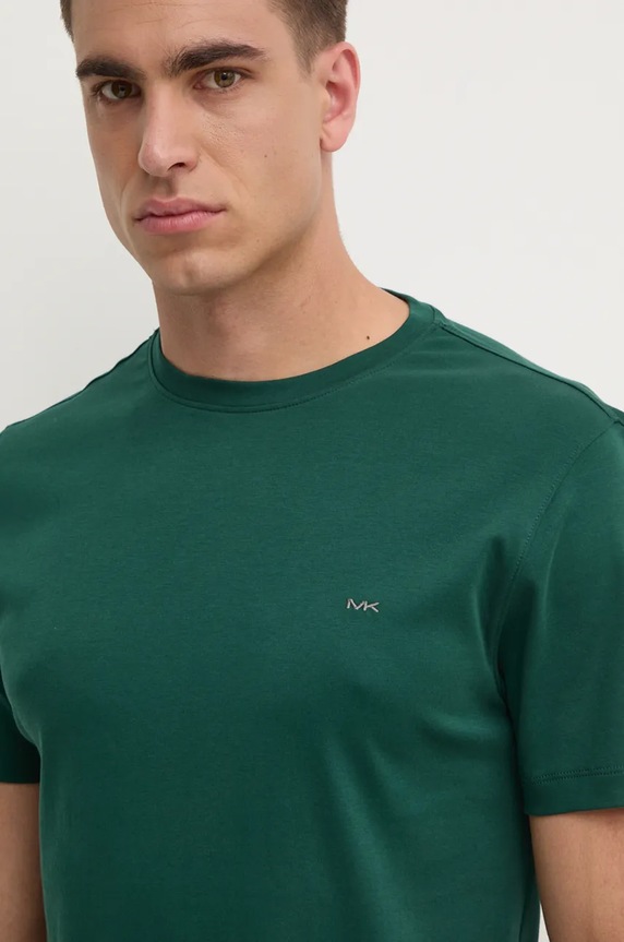 Odzież Michael Kors t-shirt bawełniany CF15FJ2C93 zielony