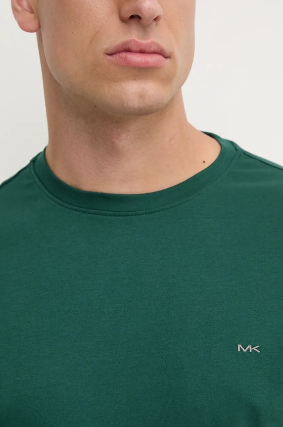 Michael Kors t-shirt bawełniany zielony CF15FJ2C93