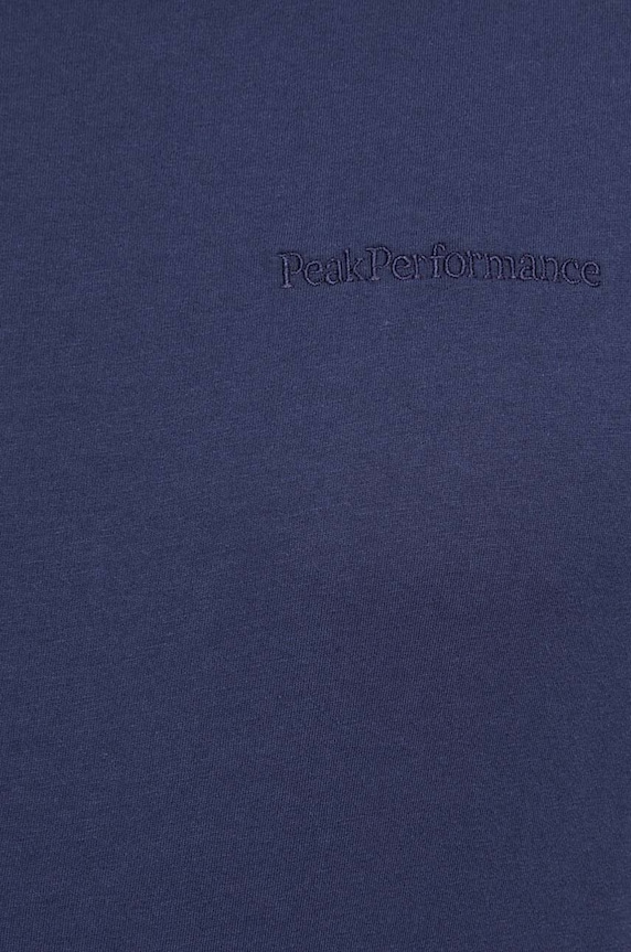 Peak Performance t-shirt bawełniany G78908 granatowy
