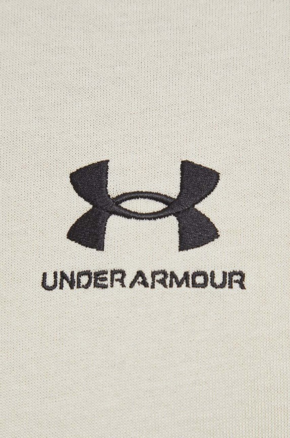 Under Armour trening kratka majica moška UA LOGO EMB HEAVYWEIGHT 1373997 bež