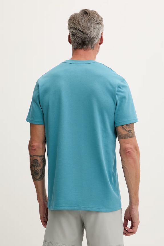 Ρούχα Under Armour t-shirt γυμναστικής Ανδρικό UA LOGO EMB HEAVYWEIGHT 1373997 τιρκουάζ