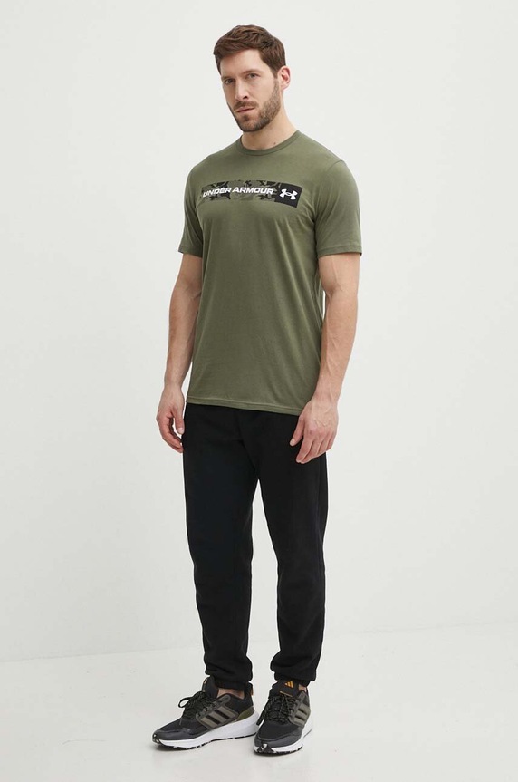 Under Armour t-shirt 1376830 zielony SS26