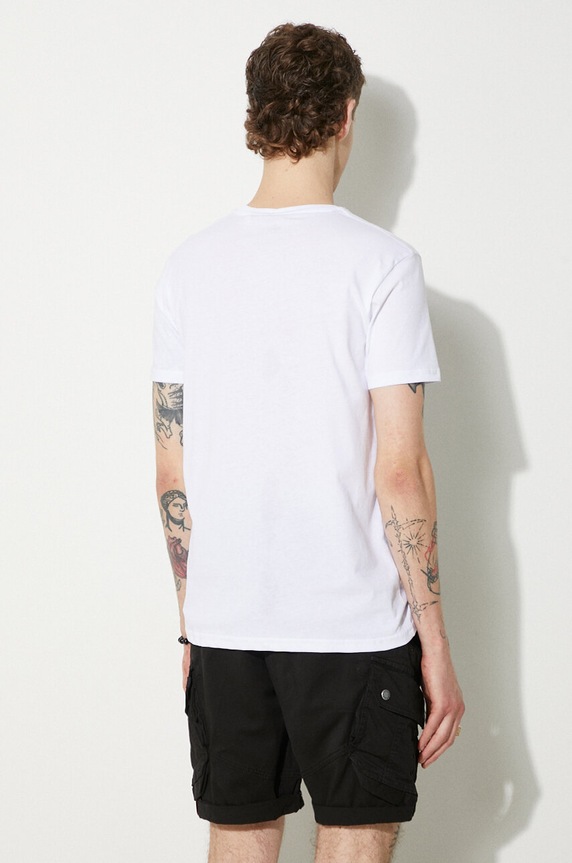 Бавовняна футболка Alpha Industries 100501. білий SS26
