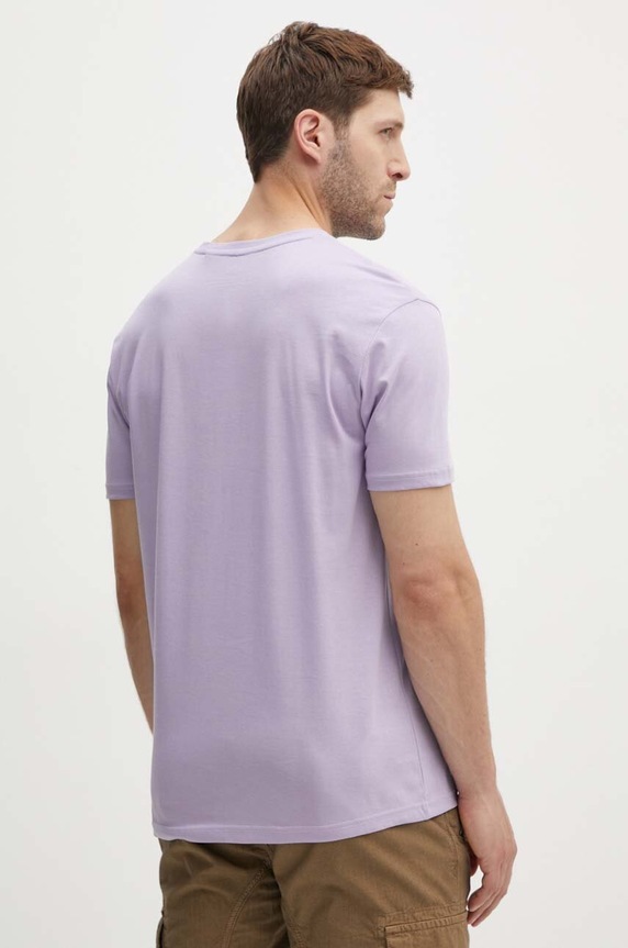 Abbigliamento Alpha Industries t-shirt in cotone 188505 violetto