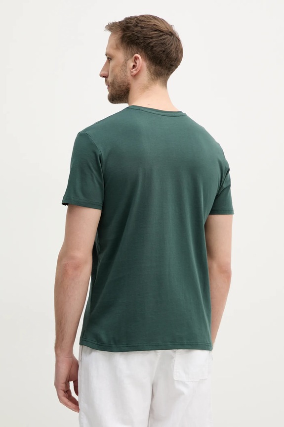 Oblečenie Bavlnené tričko Alpha Industries 188505 zelená