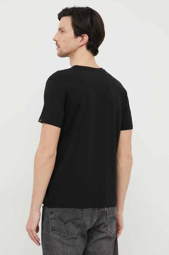 Odjeća Pamučna majica Alpha Industries Basic T Small Logo 188505 crna