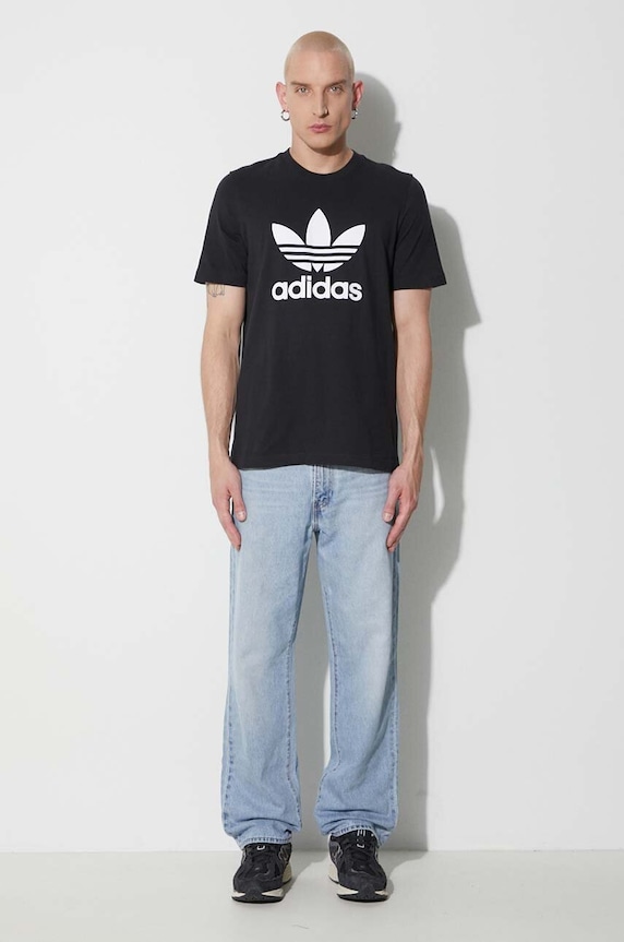 Clothing adidas Originals cotton t-shirt IA4815 black