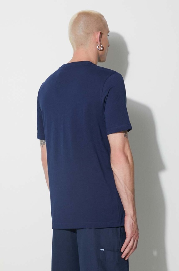 Oblečenie Bavlnené tričko adidas Originals IA4874 tmavomodrá