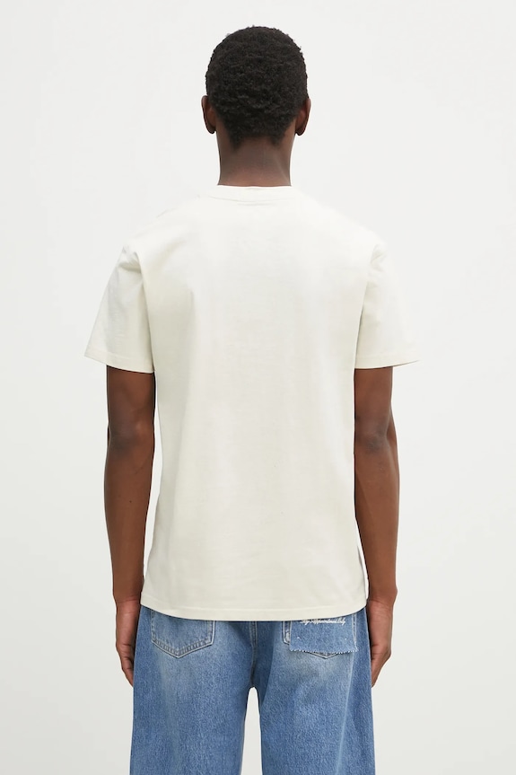 Clothing Carhartt WIP cotton T-shirt American Script I029956 beige