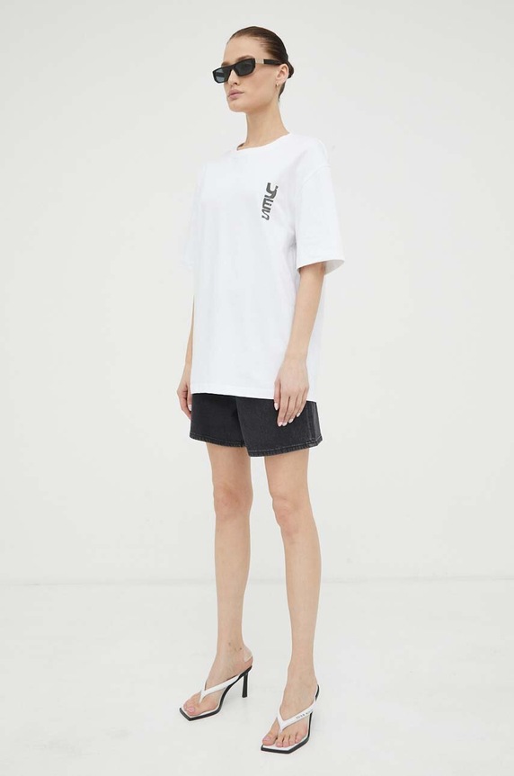 Samsoe Samsoe t-shirt bawełniany U23200002 biały SS23