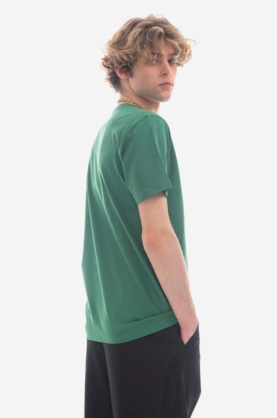Oblečení Bavlněné tričko Norse Projects Niels Standard N01.0559.8082 zelená