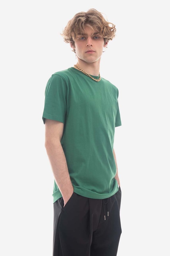 Bavlněné tričko Norse Projects Niels Standard N01.0559.8082 zelená