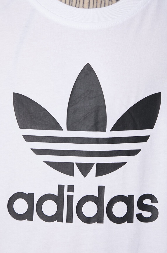 adidas Originals top bawełniany Adicolor Classics Trefoil Tank Top IA4808