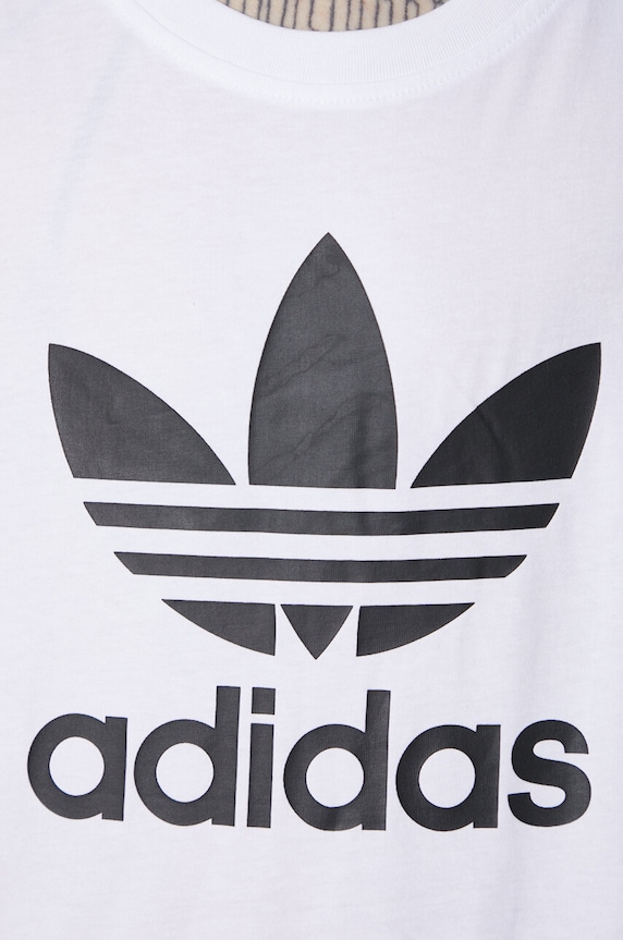 adidas Originals top bawełniany Adicolor Classics Trefoil Tank Top IA4808