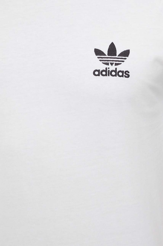 adidas Originals t-shirt bawełniany Adicolor 3-Stripes IA4846 biały