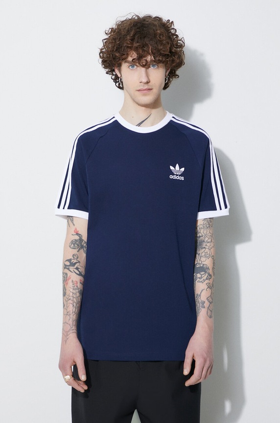 adidas Originals cotton t-shirt regular navy IA4850