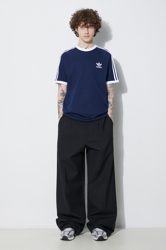 adidas Originals cotton t-shirt IA4850 navy SS23
