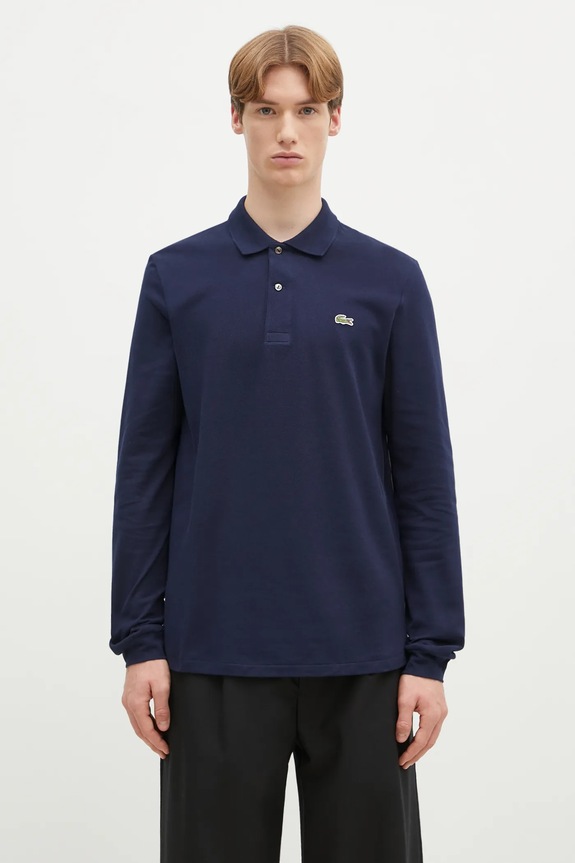 Lacoste cotton longsleeve top regular navy L1312.166