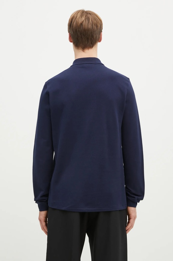 Clothing Lacoste cotton longsleeve top L1312.166 navy
