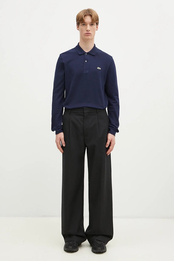 Lacoste cotton longsleeve top L1312.166 navy