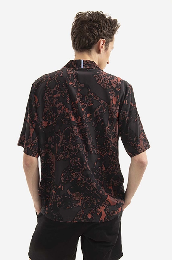 Clothing MCQ silk shirt 679244RSB061003 brown