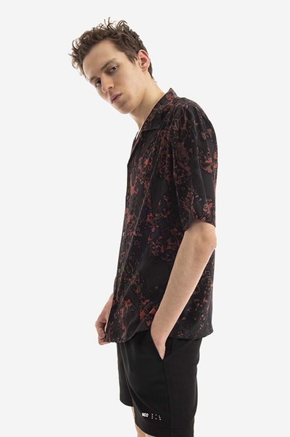 MCQ silk shirt 679244RSB061003 brown