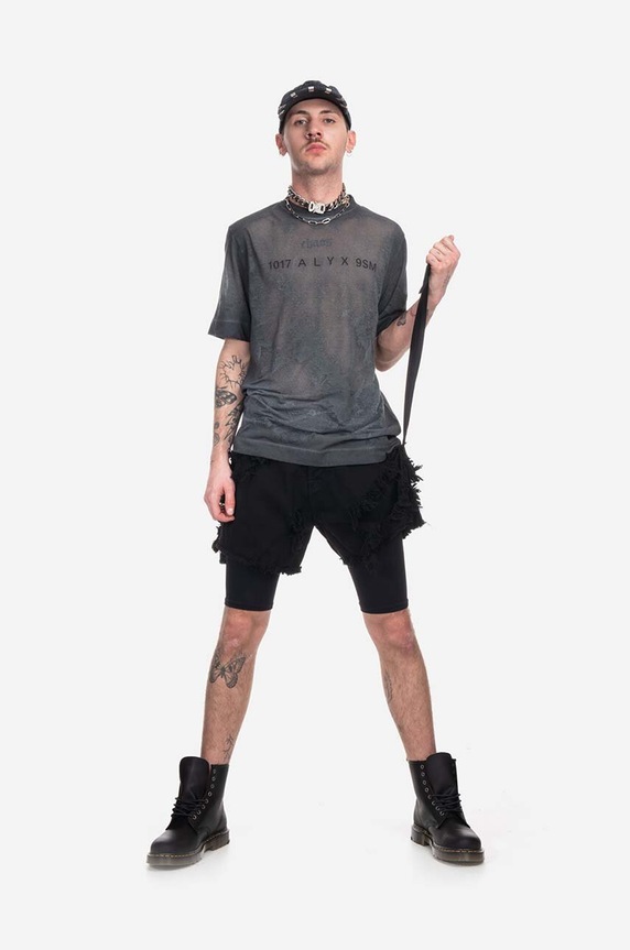 1017 ALYX 9SM cotton T-shirt Translucent Graphic AAUTS0392FA02 black SS23