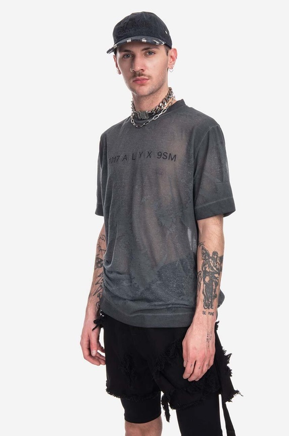 1017 ALYX 9SM cotton T-shirt Translucent Graphic AAUTS0392FA02