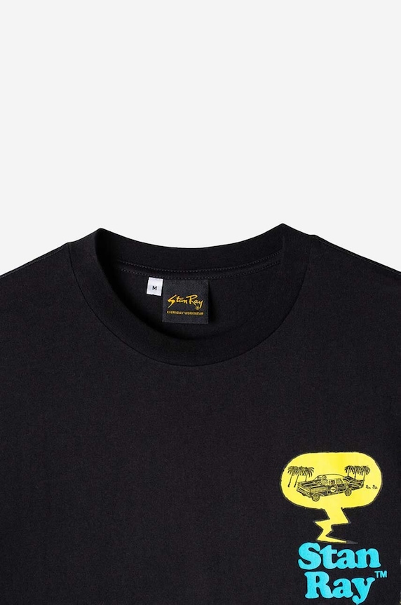 Stan Ray cotton T-shirt Dreamy Bubble black SS23045BLA