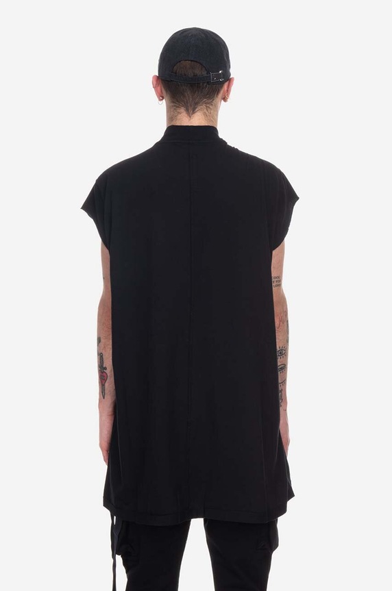 Rick Owens cotton T-shirt Knit Jumbo black DU01C6170.RN.BLACK