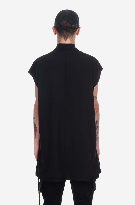 Rick Owens cotton T-shirt Knit Jumbo black DU01C6170.RN.BLACK