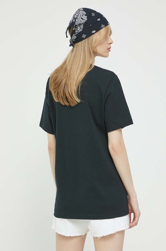 Converse tricou din bumbac negru 10025459.A01