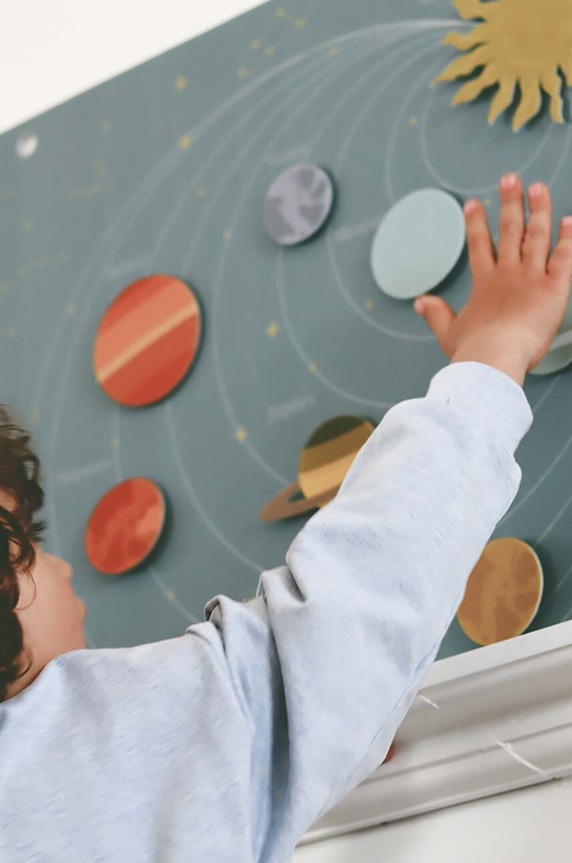 Dečki Tabla iz filca That's mine Zoe 101802 modra