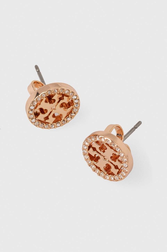 Tory Burch kolczyki MILLER PAVE STUD złoty 53422.696