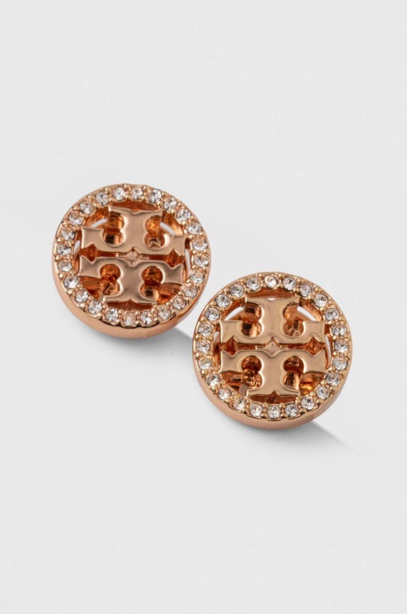 Tory Burch kolczyki MILLER PAVE STUD 53422.696 złoty SS24