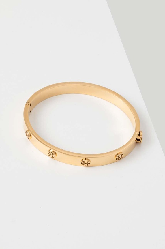 Náramek Tory Burch Miller Stud Hinge zlatá 78420.720