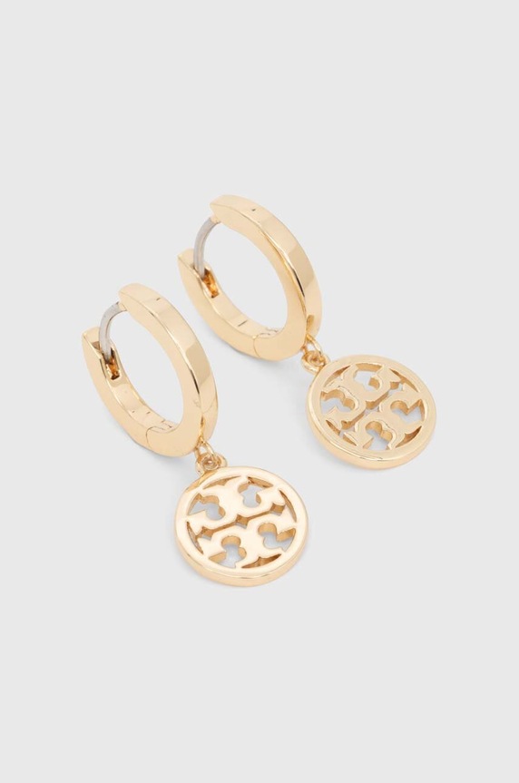 Tory Burch kolczyki Miller Huggie Hoop złoty 143786.720