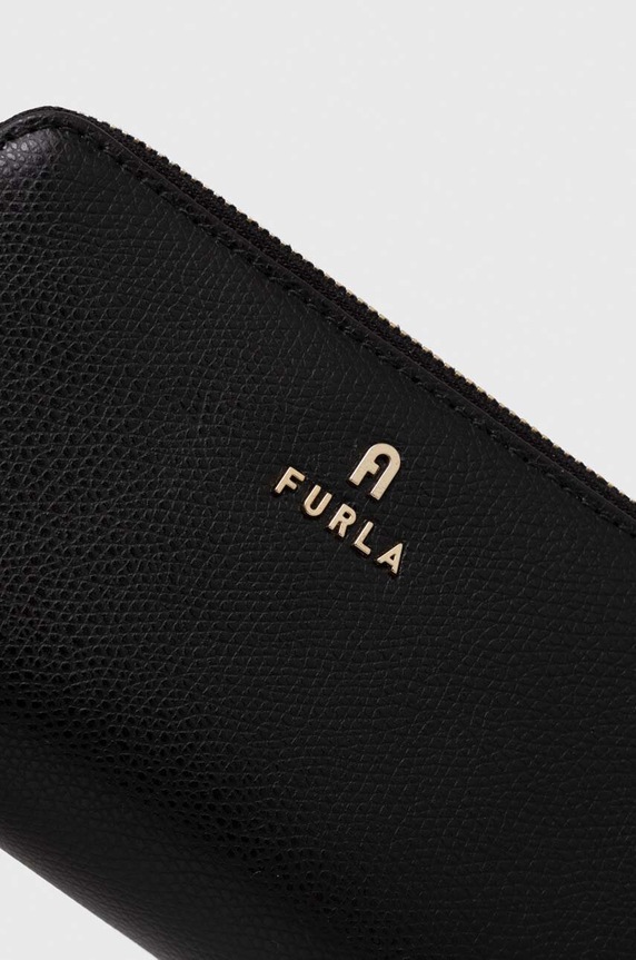 Kiegészítők Furla bőr kozmetikai táska 2 db WE00453.ARE000.BBR00 fekete