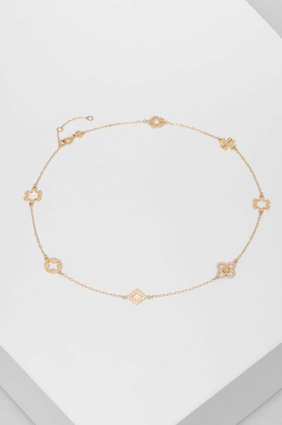 Κολιέ Tory BurchKira Clover χρυσαφί 153710.720
