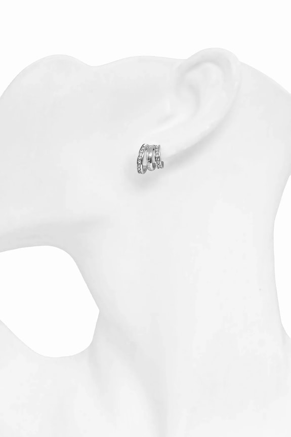 Αξεσουάρ Σκουλαρίκια Guess JUBE03.302JW ασημί